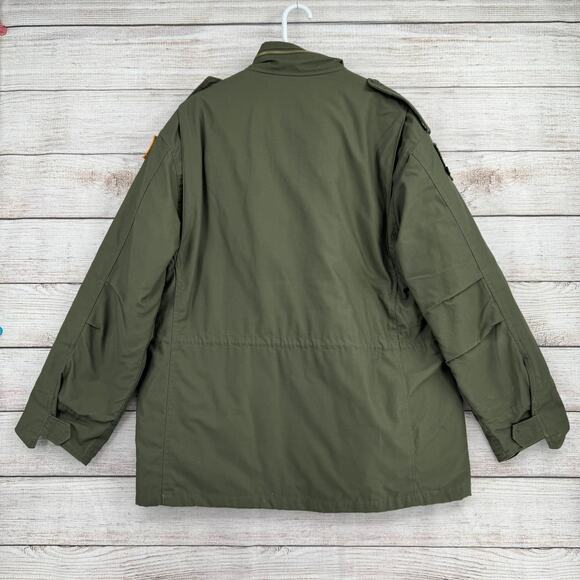 Rothco Metal Gear Field Jacket M-65 Mens Large Green Solid Snake Foxhound SFG - Picture 2 of 11